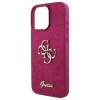 Чехол Guess Glitter Script Big 4G для iPhone 16 Pro Max Purple (GUHCP16XHG4SGU)