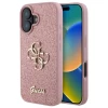 Чехол Guess Glitter Script Big 4G для iPhone 16 Pink (GUHCP16SHG4SGP)