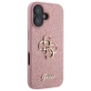 Чехол Guess Glitter Script Big 4G для iPhone 16 Pink (GUHCP16SHG4SGP)