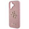 Чехол Guess Glitter Script Big 4G для iPhone 16 Pink (GUHCP16SHG4SGP)