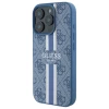 Чехол Guess 4G Printed Stripes для iPhone 16 Pro Blue with MagSafe (GUHMP16LP4RPSB)