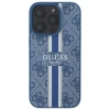 Чехол Guess 4G Printed Stripes для iPhone 16 Pro Blue with MagSafe (GUHMP16LP4RPSB)