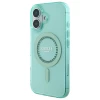 Чехол Guess IML Rhinestones для iPhone 16 Plus Green with MagSafe (GUHMP16MPFTDTEN)