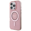 Чехол Guess IML Rhinestones для iPhone 16 Pro Max Pink with MagSafe (GUHMP16XPFTDTEP)