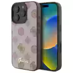 Чохол Guess Peony Script для iPhone 16 Pro Max Brown with MagSafe (GUHMP16XPGPYSW)