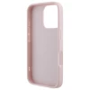 Чохол Guess Quilted Metal Logo для iPhone 16 Pro Pink (GUHCP16LPSQSQSP)