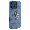 Чехол Guess 4G Big Metal Logo для iPhone 16 Pro Max Blue (GUHCP16X4GMGBL)