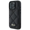 Чехол Guess Quilted Metal Logo для iPhone 16 Pro Max Black (GUHCP16XPSQSQSK)