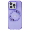 Чехол Guess IML Flowers Wreath для iPhone 16 Pro Purple with MagSafe (GUHMP16LHFWFCU)