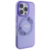 Чехол Guess IML Flowers Wreath для iPhone 16 Pro Purple with MagSafe (GUHMP16LHFWFCU)