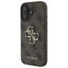 Чехол Guess 4G Big Metal Logo для iPhone 16 Brown (GUHCP16S4GMGBR)