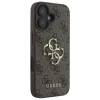 Чехол Guess 4G Big Metal Logo для iPhone 16 Brown (GUHCP16S4GMGBR)