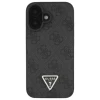 Чехол Guess Leather 4G Triangle Strass для iPhone 16 Plus Black (GUHCP16MP4TDPK)