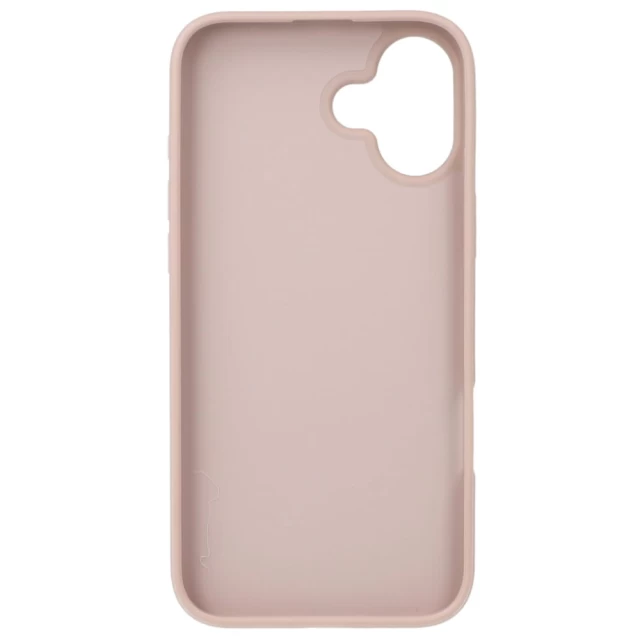 Чехол Guess 4G Big Metal Logo для iPhone 16 Pink (GUHCP16S4GMGPI)