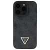 Чехол Guess Leather 4G Triangle Strass для iPhone 16 Pro Max Black (GUHCP16XP4TDPK)