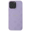 Чехол Guess Saffiano Peony Classic Logo для iPhone 16 Pro Max Purple with MagSafe (GUHMP16XPSAPSMEU)