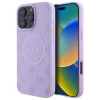 Чехол Guess Saffiano Peony Classic Logo для iPhone 16 Pro Max Purple with MagSafe (GUHMP16XPSAPSMEU)