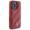 Чехол Karl Lagerfeld Quilted Signature для iPhone 16 Pro Max Red (KLHCP16XPQDSMGR)