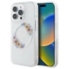 Чехол Guess IML Flowers Wreath для iPhone 16 Pro Max Transparent with MagSafe (GUHMP16XHFWFCT)