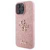 Чехол Guess Glitter Script Big 4G для iPhone 16 Pro Pink (GUHCP16LHG4SGP)