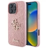 Чехол Guess Glitter Script Big 4G для iPhone 16 Pro Pink (GUHCP16LHG4SGP)