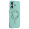 Чехол Guess IML Rhinestones для iPhone 16 Green with MagSafe (GUHMP16SPFTDTEN)