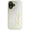 Чехол Karl Lagerfeld Metal Signature для iPhone 16 Gold (KLHCP16SPFMFBKMD)