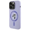 Чохол Karl Lagerfeld Silicone Karl & Choupette Ring для iPhone 14 Pro Max Purple with MagSafe (KLHMP14XSCMKCRHU)