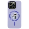 Чохол Karl Lagerfeld Silicone Karl & Choupette Ring для iPhone 14 Pro Max Purple with MagSafe (KLHMP14XSCMKCRHU)