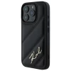 Чехол Karl Lagerfeld Quilted Signature для iPhone 16 Pro Max Black (KLHCP16XPQDSMGK)