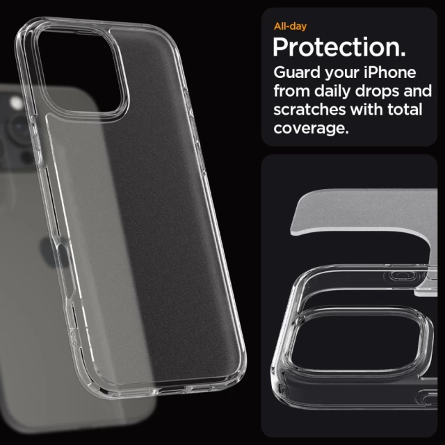 Чехол Spigen Ultra Hybrid для iPhone 16 Pro Frost Clear (ACS08122)