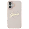 Чехол Guess IML Heart для iPhone 16 Pink (GUHCP16SHCHGSPP)