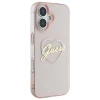 Чехол Guess IML Heart для iPhone 16 Pink (GUHCP16SHCHGSPP)