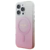 Чехол Guess IML Glitter Gradient для iPhone 16 Pro Max Pink with MagSafe (GUHMP16XHGRCELP)