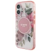 Чехол Guess IML Flower & Tonal Circle для iPhone 16 Plus Pink with MagSafe (GUHMP16MHFWBDCEP)