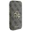 Чехол-книжка Guess 4G Big Metal Logo для iPhone 16 Brown (GUBKP16S4GMGBR)