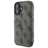 Чехол-книжка Guess 4G Big Metal Logo для iPhone 16 Brown (GUBKP16S4GMGBR)