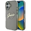 Чехол Guess IML Heart для iPhone 16 Black (GUHCP16SHCHGSPK)