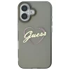 Чехол Guess IML Heart для iPhone 16 Black (GUHCP16SHCHGSPK)