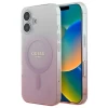 Чехол Guess IML Glitter Gradient для iPhone 16 Pink with MagSafe (GUHMP16SHGRCELP)