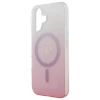 Чехол Guess IML Glitter Gradient для iPhone 16 Pink with MagSafe (GUHMP16SHGRCELP)