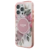 Чехол Guess IML Flower & Tonal Circle для iPhone 16 Pro Max Pink with MagSafe (GUHMP16XHFWBDCEP)