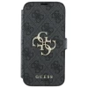 Чехол-книжка Guess 4G Big Metal Logo для iPhone 16 Black (GUBKP16S4GMGGR)