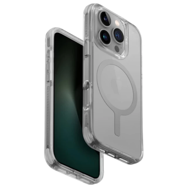 Чохол UNIQ Combat для iPhone 16 Pro Stone Grey with MagSafe (UNIQ-IP6.3P(2024)-COMMSGRY)