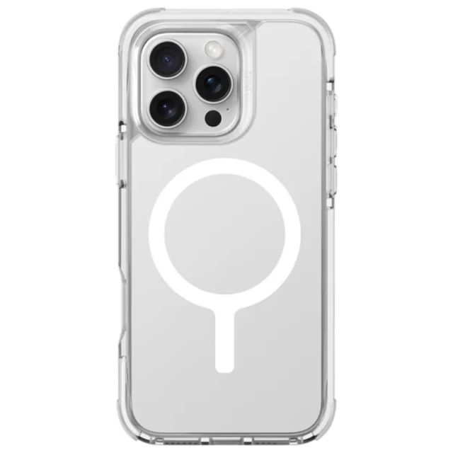 Чохол UNIQ Combat Luminous для iPhone 16 Pro Lume White with MagSafe (UNIQ-IP6.3P(2024)-COMMLWHT)