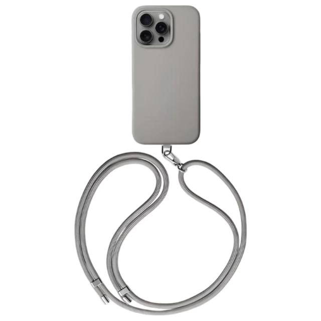 Чохол UNIQ Coehl Creme для iPhone 16 Pro Max Taupe Grey with MagSafe (UNIQ-IP6.9P(2024)-CREMTGRY)