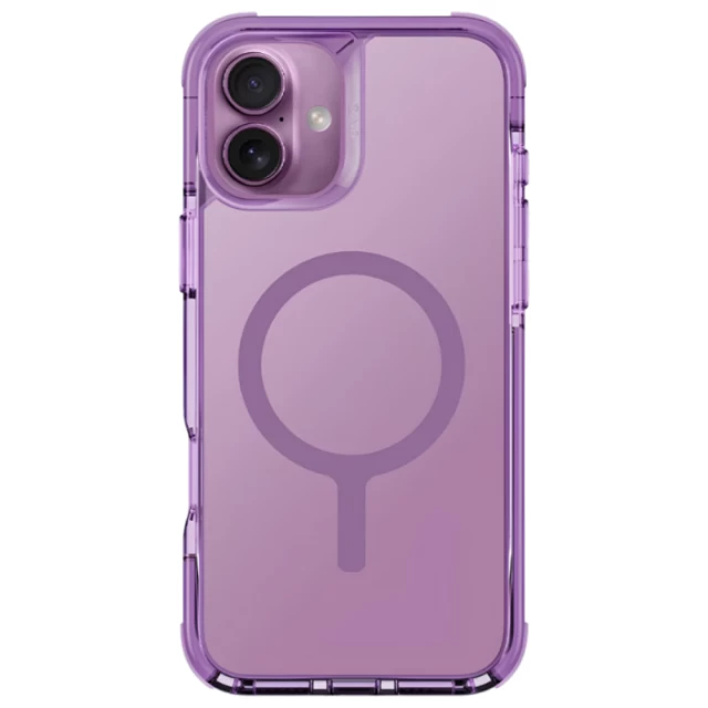 Чохол UNIQ Combat для iPhone 16 Grape Pink with MagSafe (UNIQ-IP6.1(2024)-COMMGPNK)