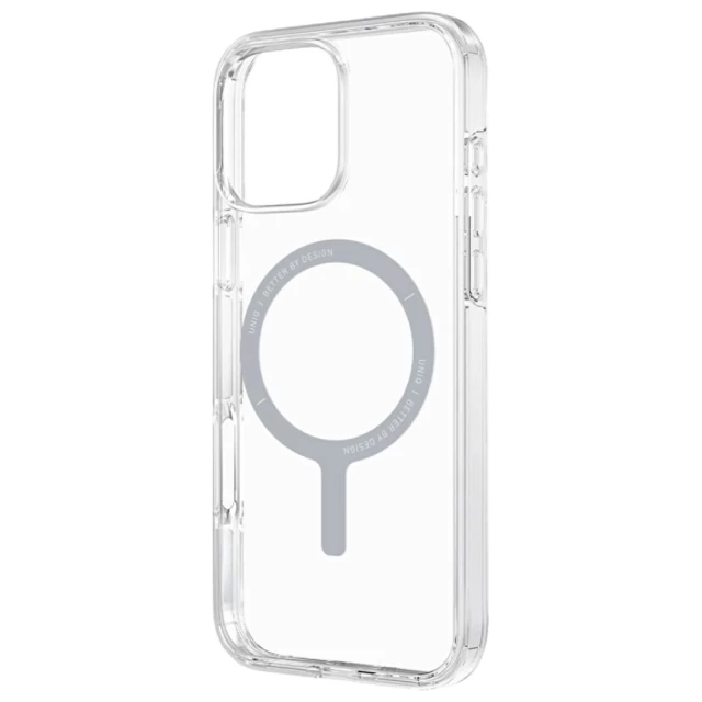 Чехол UNIQ Clario для iPhone 16 Pro Lucent Clear with MagSafe (UNIQ-IP6.3P(2024)-CLARMCLR)