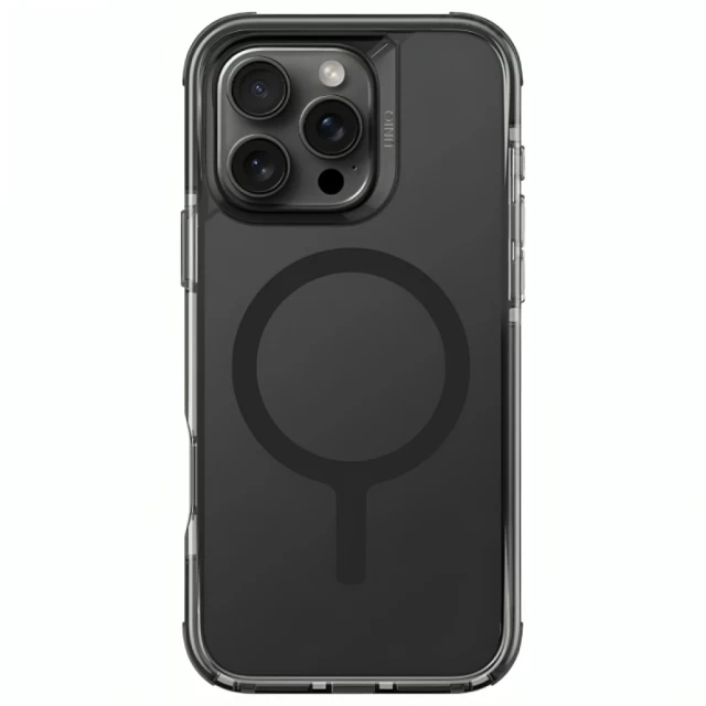 Чехол UNIQ Combat для iPhone 16 Pro Max Carbon Black with MagSafe (UNIQ-IP6.9P(2024)-COMMBLK)