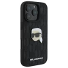 Чохол Karl Lagerfeld Monogram Karl Head Pin для iPhone 16 Pro Max Black (KLHCP16XPGKLKIPK)